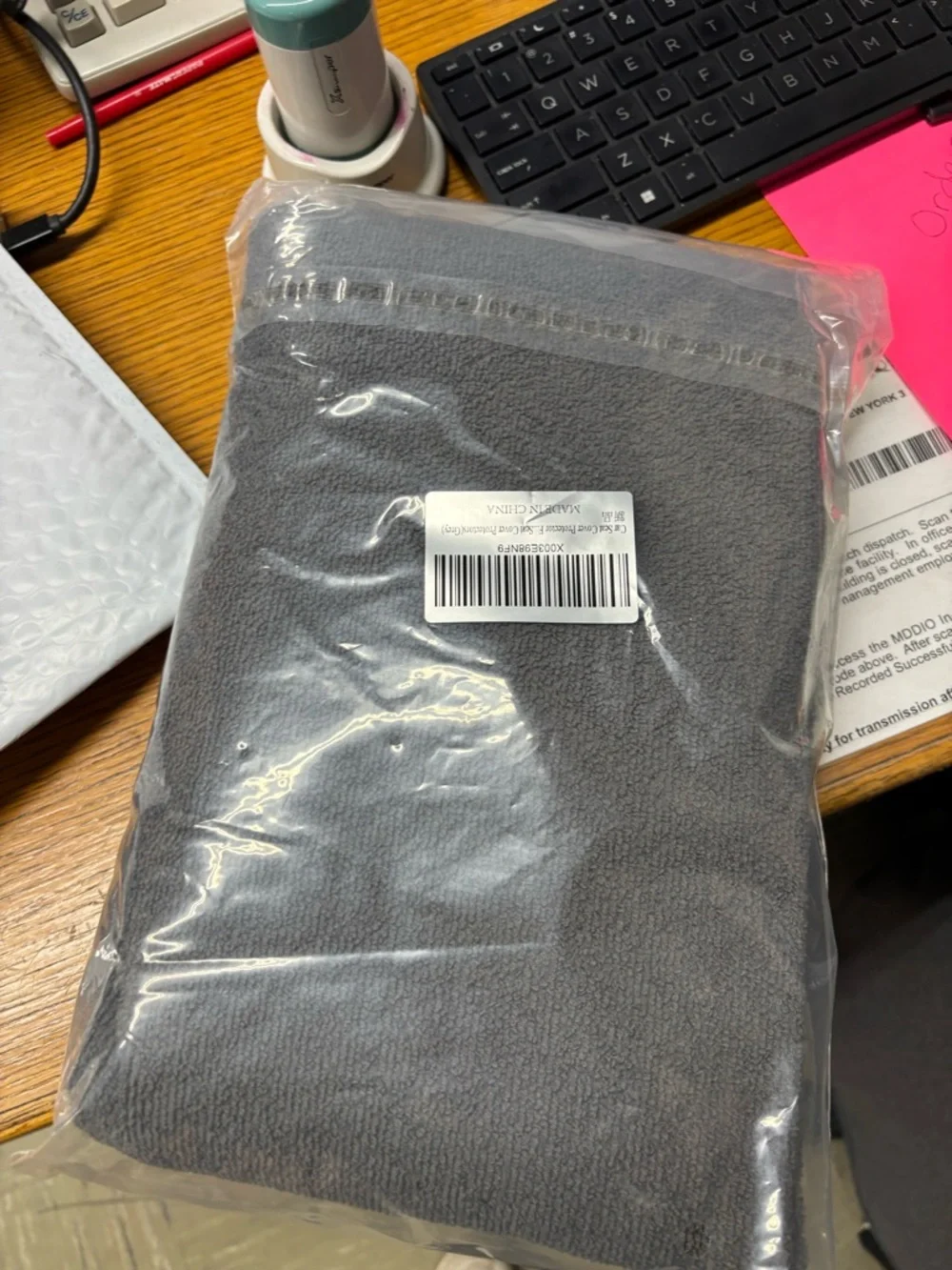 Grey Car Seat Cover Protector for a 2023 Kia: Terry Cloth material